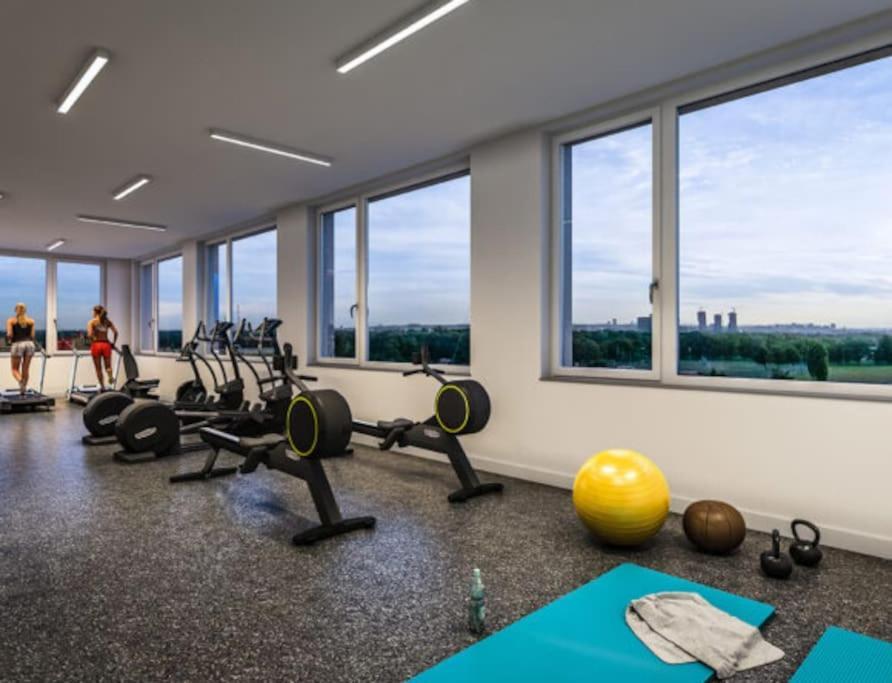Donaublick Oasis: Stylische Wohnung Відень Екстер'єр фото